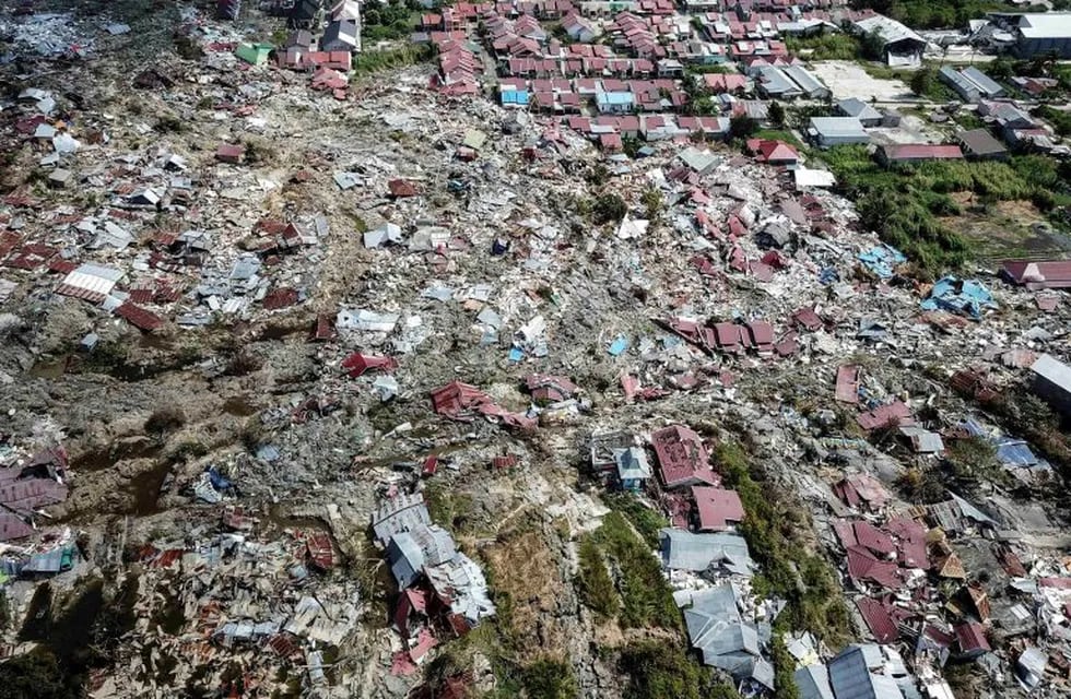 La ciudad de Petobo devastada (Foto: Antara Foto/Muhammad Adimaja/REUTERS)