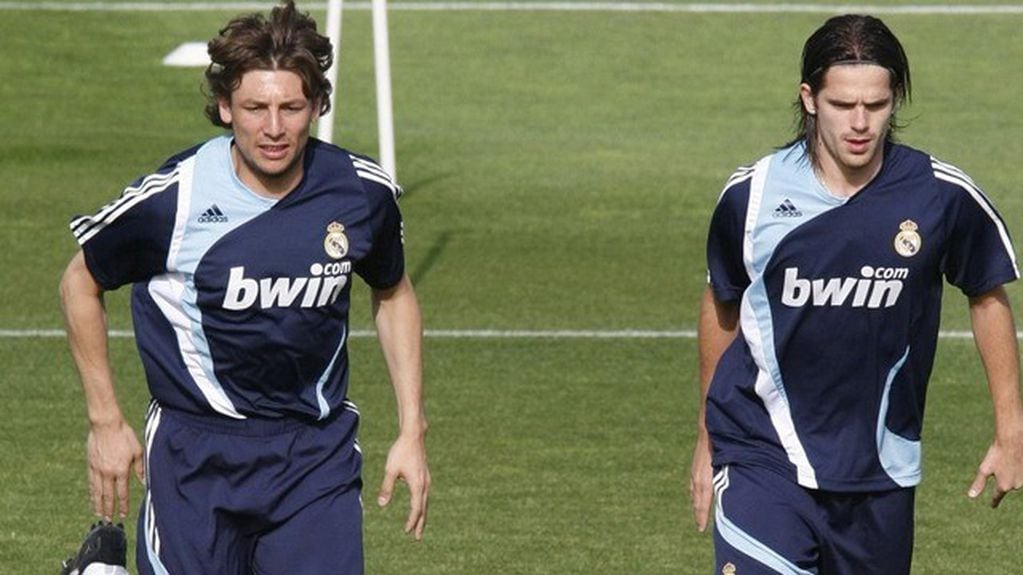 Heinze y Gago fueron compañeros en Real Madrid entre 2007 y 2009.
