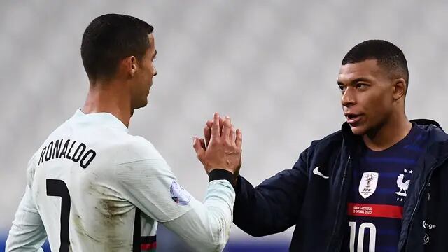 Cristiano Ronaldo y Kylian Mbappé