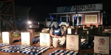 Secuestran millonario cargamento de cigarrillos de contrabando en Puerto Libertad