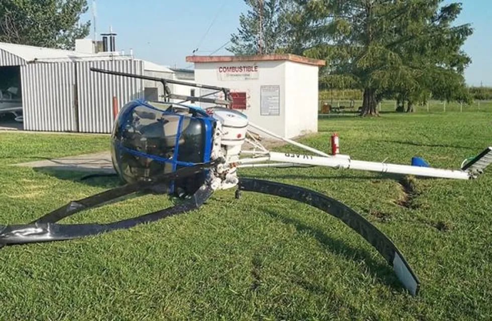 Accidente aéreo en Casilda: cayó un helicóptero (Día 7)