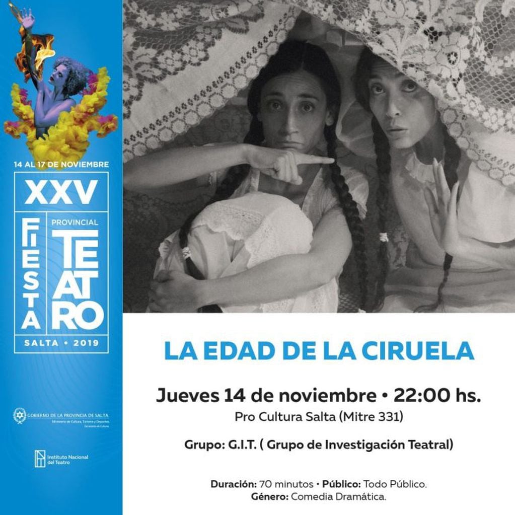 XXV Fiesta Provincial del Teatro este jueves 14 (Facebook INT Representación Provincial Salta)