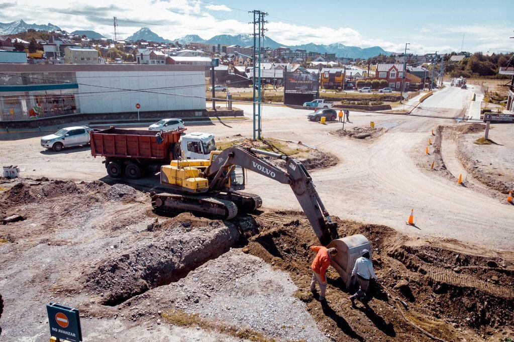 Comenzaron diversas obras de mejora en la ciudad.