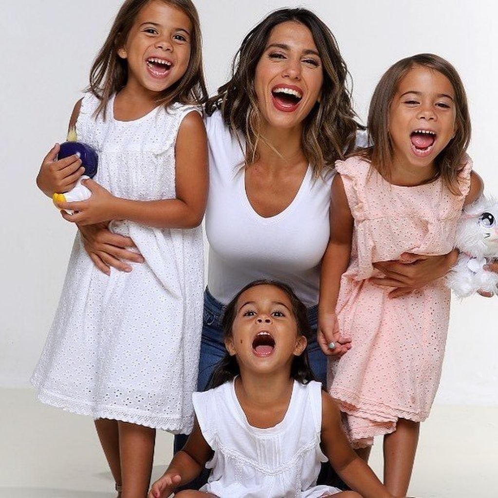 Cinthia Fernández y sus hijas (Foto:Instagram/@cinthiafernandez)