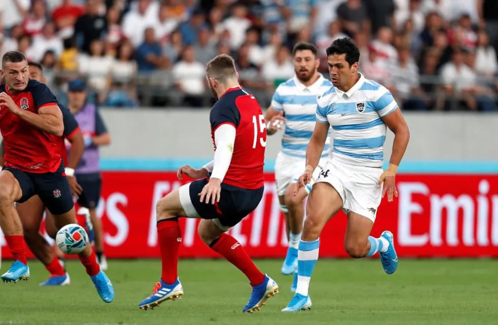 Mundial de rugby: Los Pumas se juegan las últimas chances para clasificar ante Inglaterra. REUTERS/Issei Kato