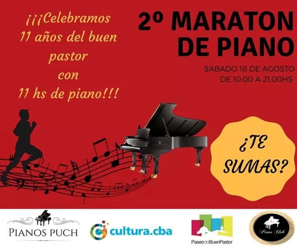 Maratón de piano en Córdoba.
