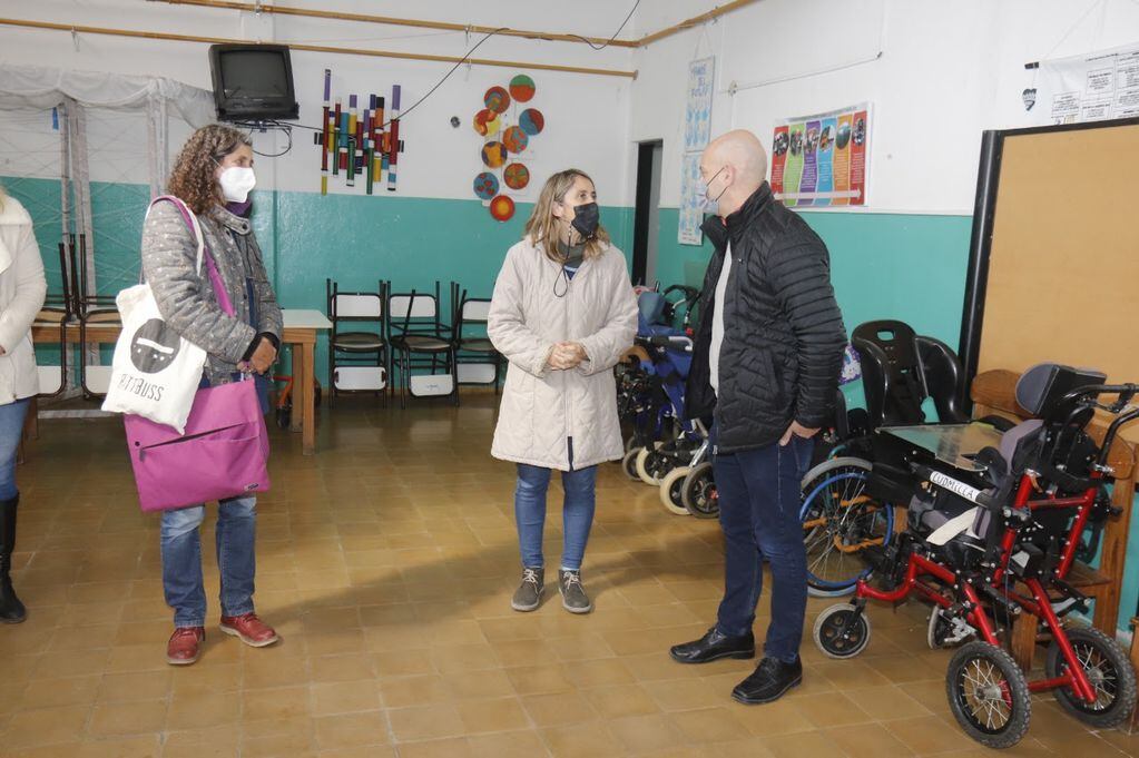 Día de la Educación Especial, el Intendente Daniel Gómez Gesteira visitó el instituto Mariette Lidys.