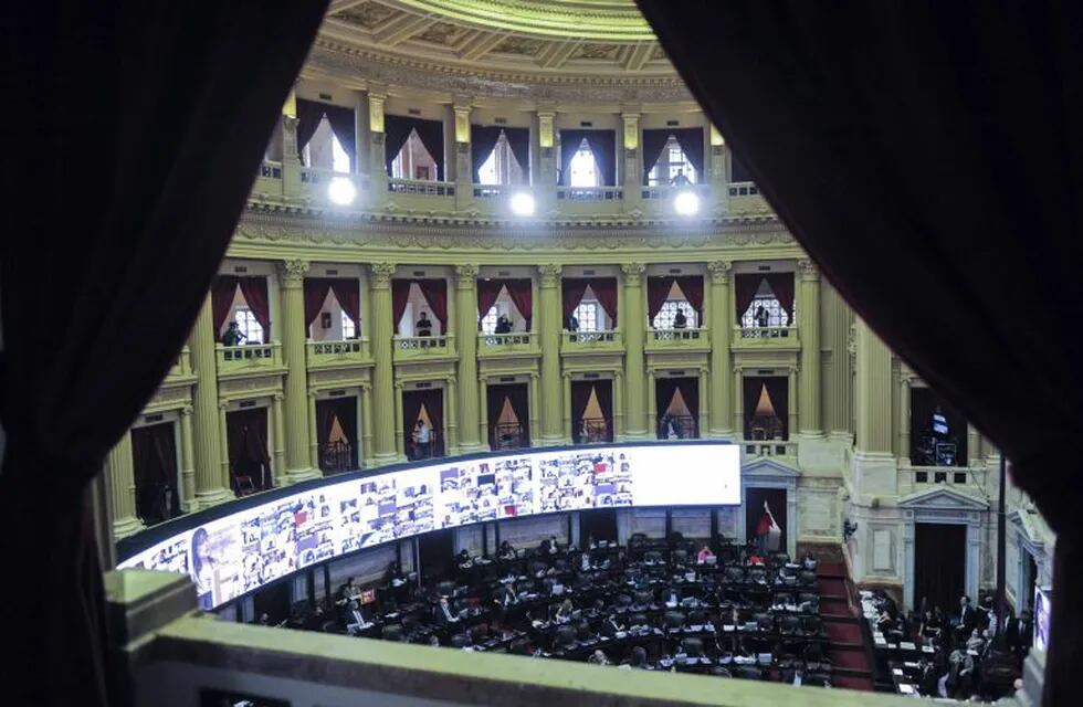 Sesión en la cámara de Diputados. (Foto: Federico López Claro)