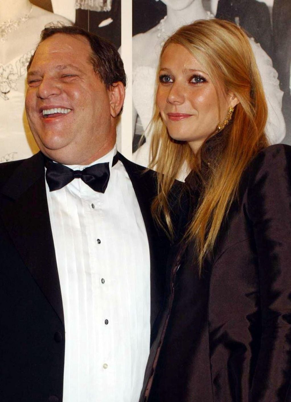 El magnate Harvey Weinstein,  junto a la actriz Gwyneth Paltrow.