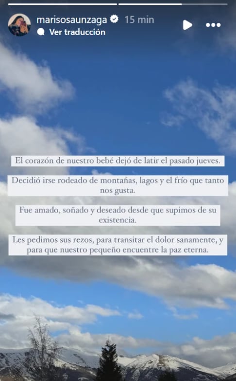 El pedido desesperado de Martín Ku y su novia Marisol al perder su embarazo. Captura: Instagram