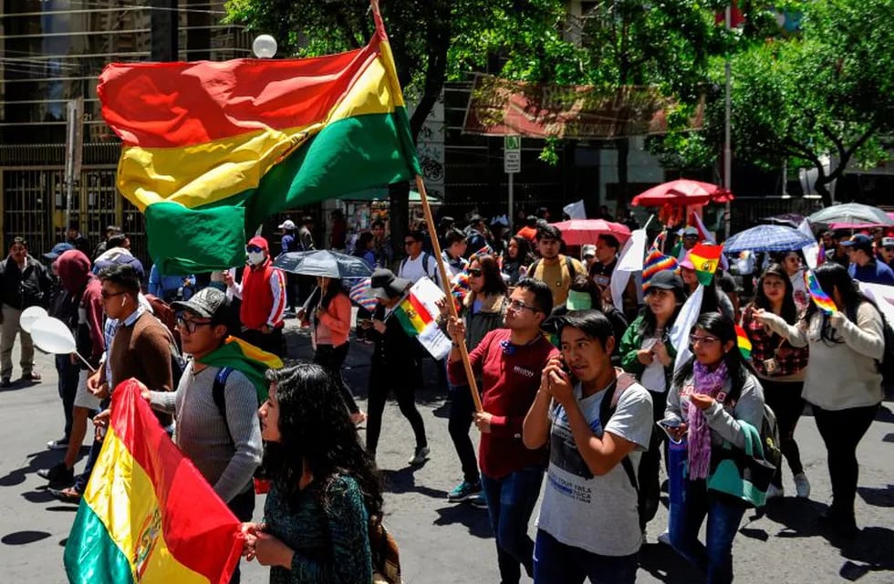 Protestas en Bolivia. (AFP)