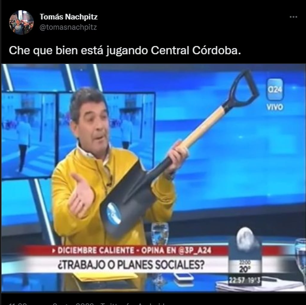Los mejores memes del partido entre Central Córdoba y Defensa y Justicia.