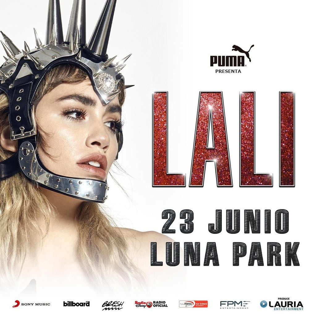 Lali Espósito anunció su show en el Luna Park.