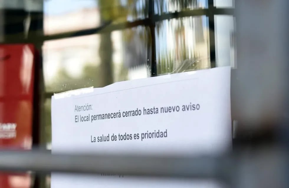 Los negocios de Rafaela cerrados en cuarentena / Foto: Mario Liotta