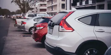autos estacionados
