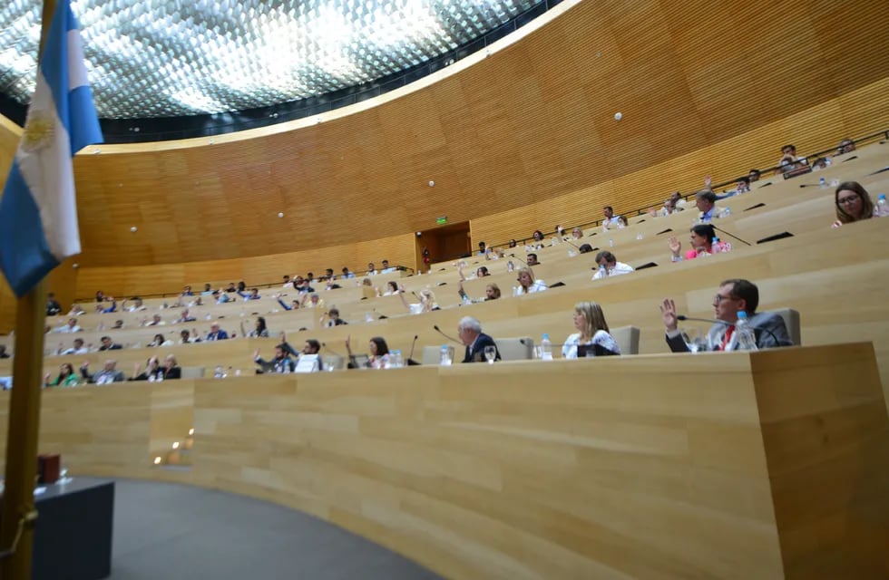 Sesion de la Legislatura de Córdoba. (foto: Javier Ferreyra)