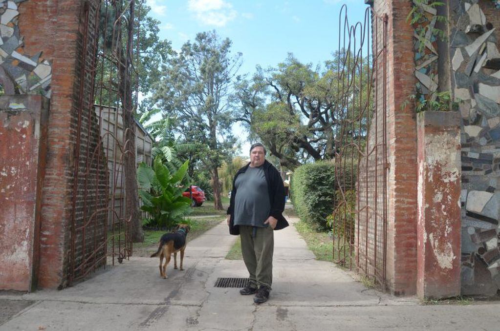 Gerd llegó a Rafaela con 28 años y desde entonces no se movió de su hogar (Juan Cruz Rico).