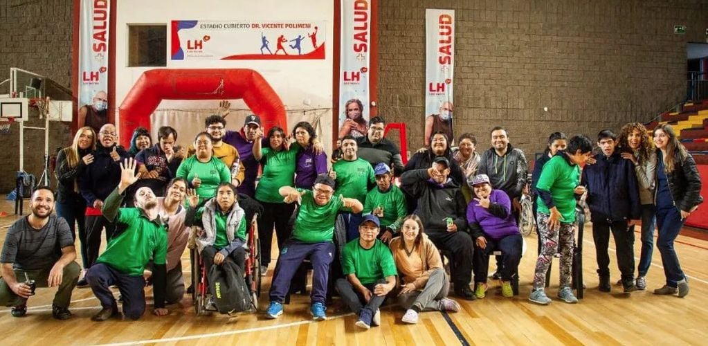 Las Heras abrió el 6to Encuentro Provincial, Deportivo y Recreativo para personas con discapacidad.