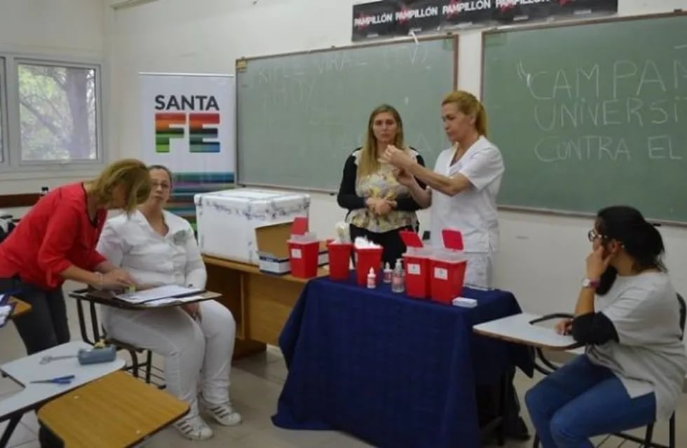 El Ministerio de Salud de Santa Fe inició una campaña de vacunación contra el sarampión. (Prensa)