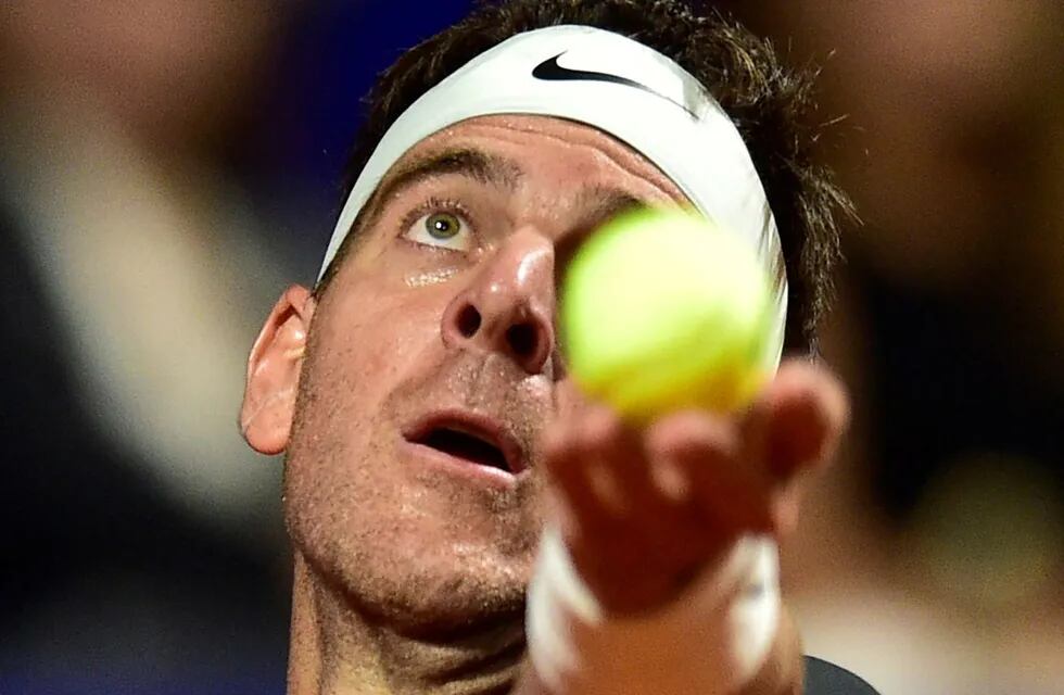 Del Potro volvió a jugar en Buenos Aires. (AP)