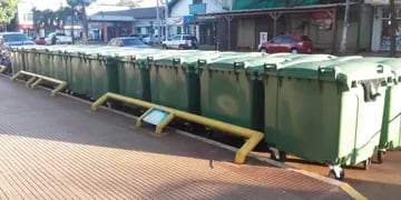 Eldorado: nuevos contenedores de residuos