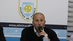 El presidente de Atlético de Rafaela, Diego Kurganoff