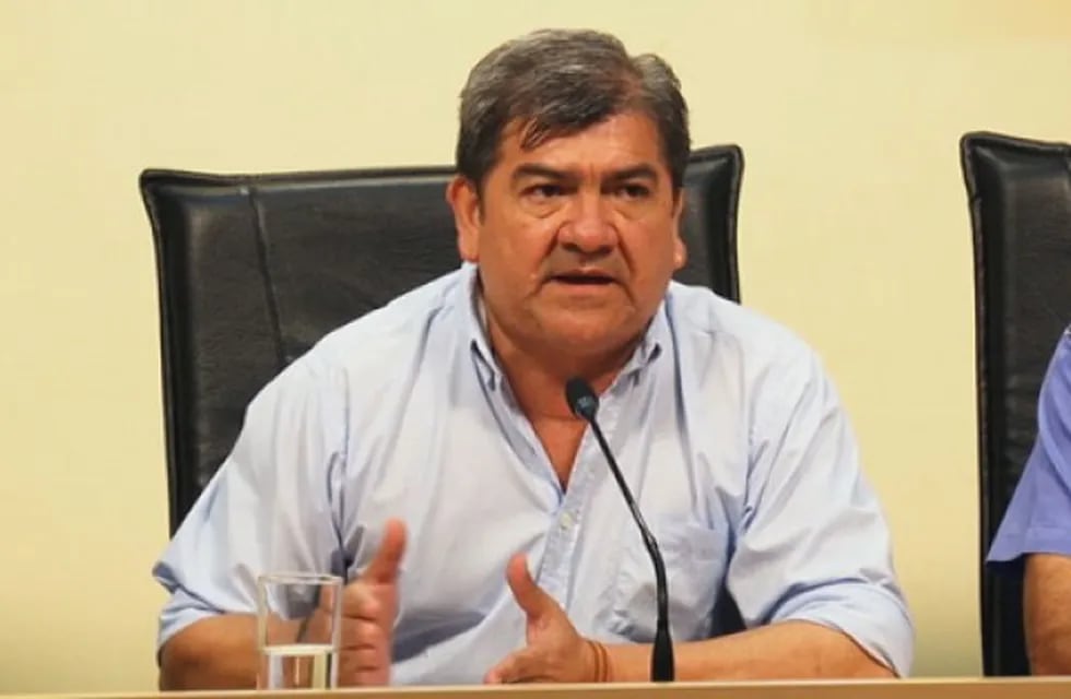 Martín Nievas, ministro de  Planificación y Ambiente.
