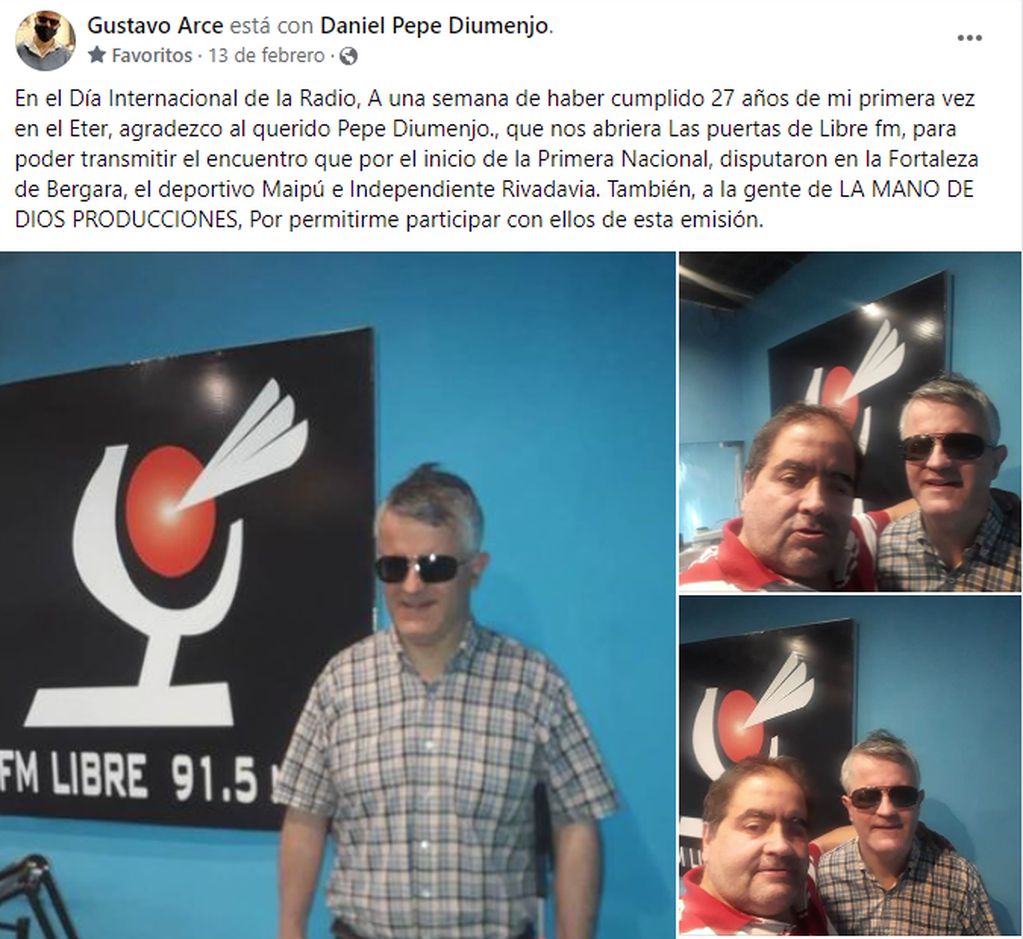 Gustavo Arce en FM Libre.