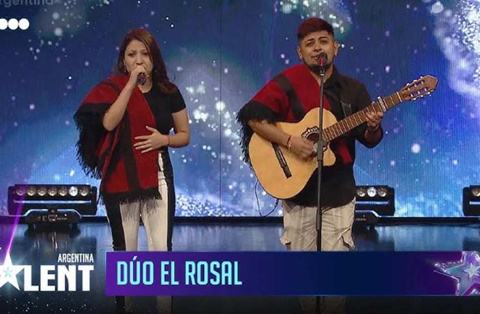 El dúo salteño El Rosal cantó una hermosa zamba en Got Talent Argentina.
