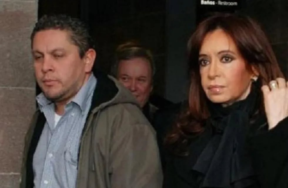 Fabián Gutiérrez y Cristina Kirchner.