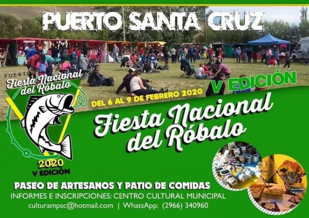 puerto santa Cruz festival del róbalo