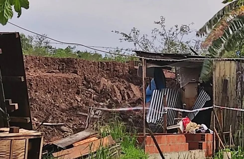 Garupá: una niña de 6 años falleció luego de un derrumbe en su vivienda.
