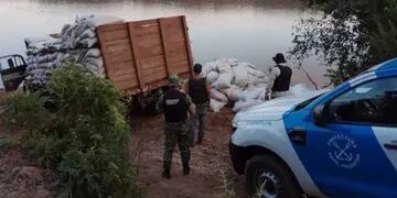 Secuestran 21 toneladas de granos ilegales en El Soberbio