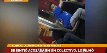 Acoso en Posadas: una estudiante filmó y denunció a un individuo