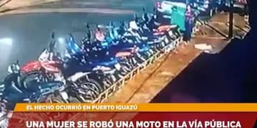 Recuperan una motocicleta robada en Puerto Iguazú