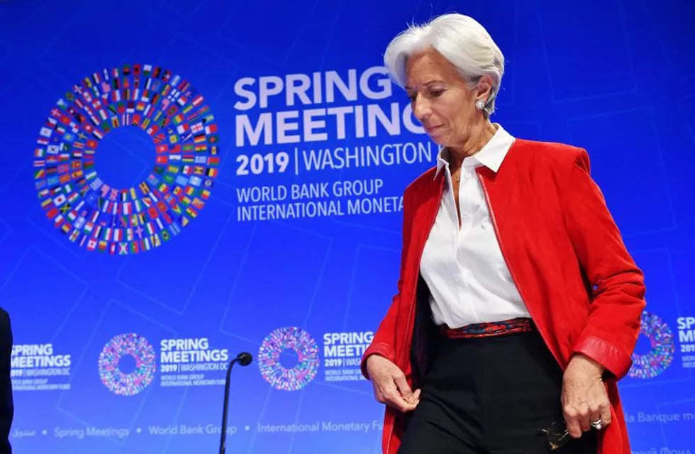 Christine Lagarde se aleja del FMI y para asumir al frente del Banco Central Europeo. (AFP)