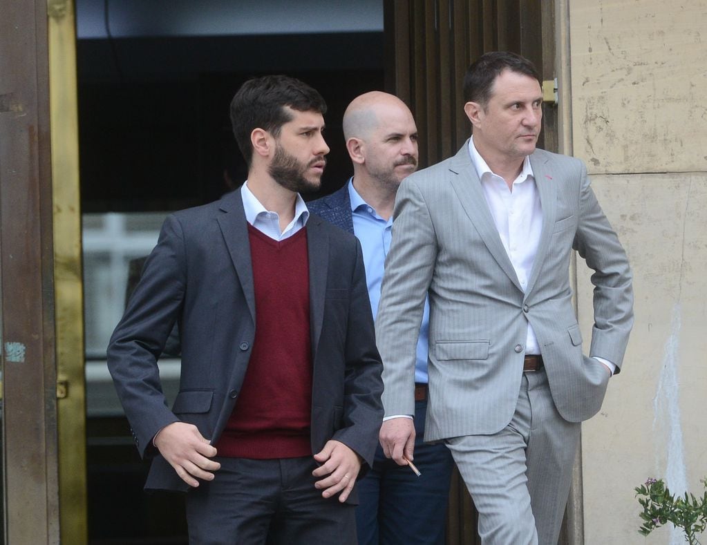 Fabián “Conu” Rodríguez se presentó de manera espontánea en Tribunales. (Foto: Clarín)