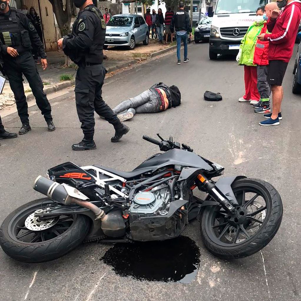 Expolicía mató un motochorro