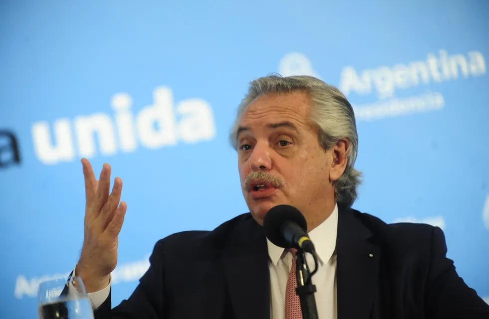 El presidente Alberto Fernández. Foto Clarín