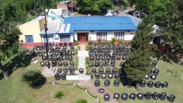 Jardín América: secuestran millonario contrabando de neumáticos