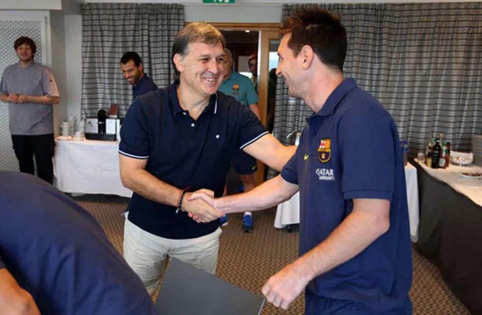 El Tata Gerardo Martino dirigió a Lio Messi en el Barcelona y en la Selección argentina (La Voz archivo).