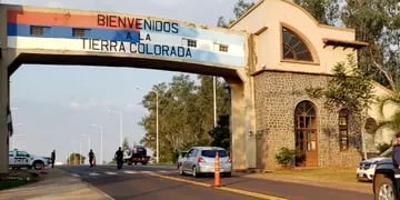 "El Arco", así se conoce el límite entre Corrientes y Misiones.