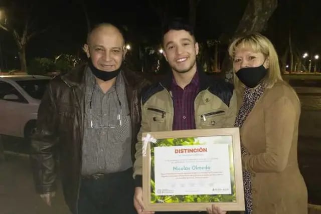 Nicolás Olmedo, finalista de La Voz Argentina volvió a Apóstoles y fue recibido con una fiesta