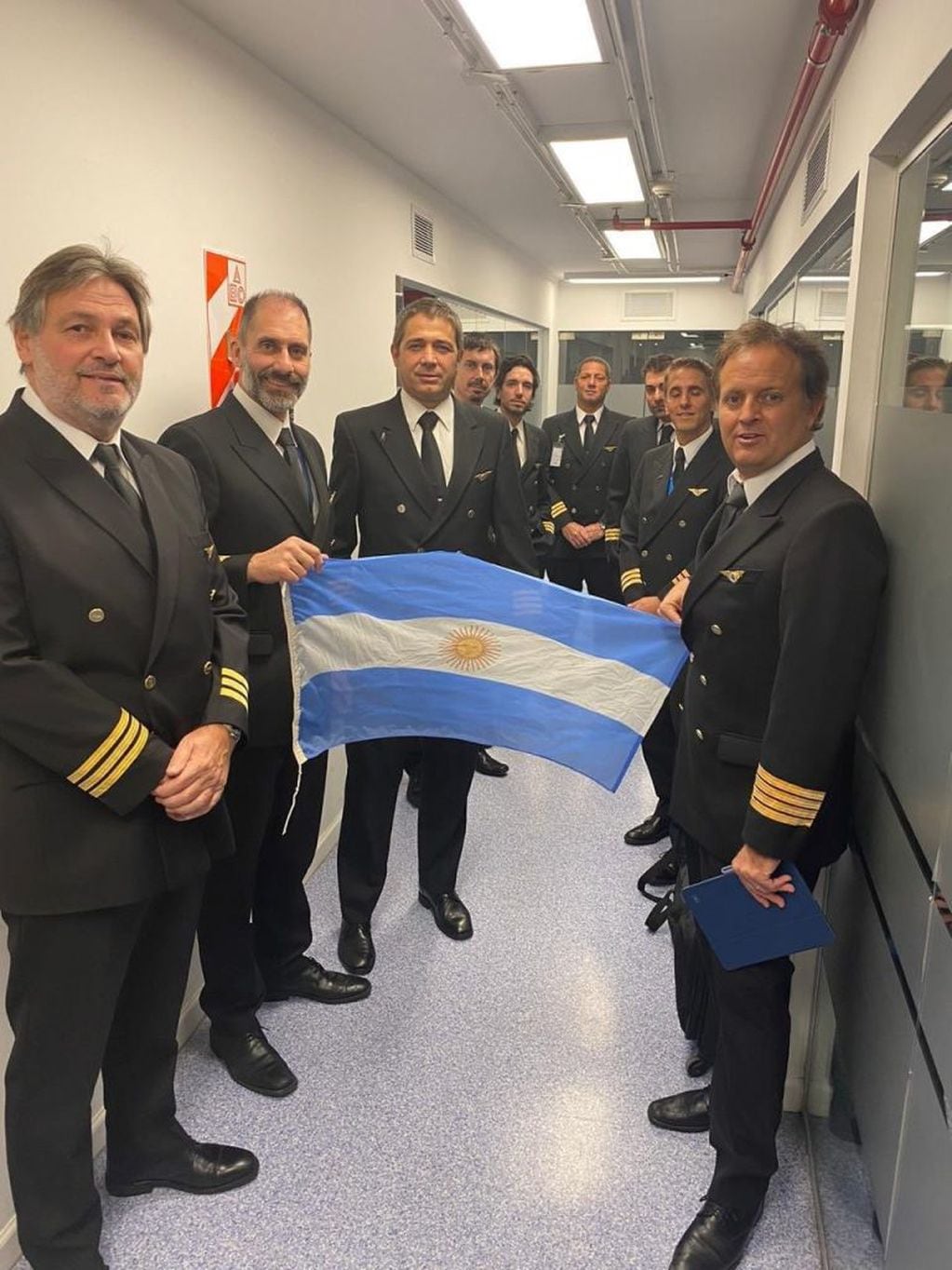 Pilotos de Aerolíneas Argentinas.