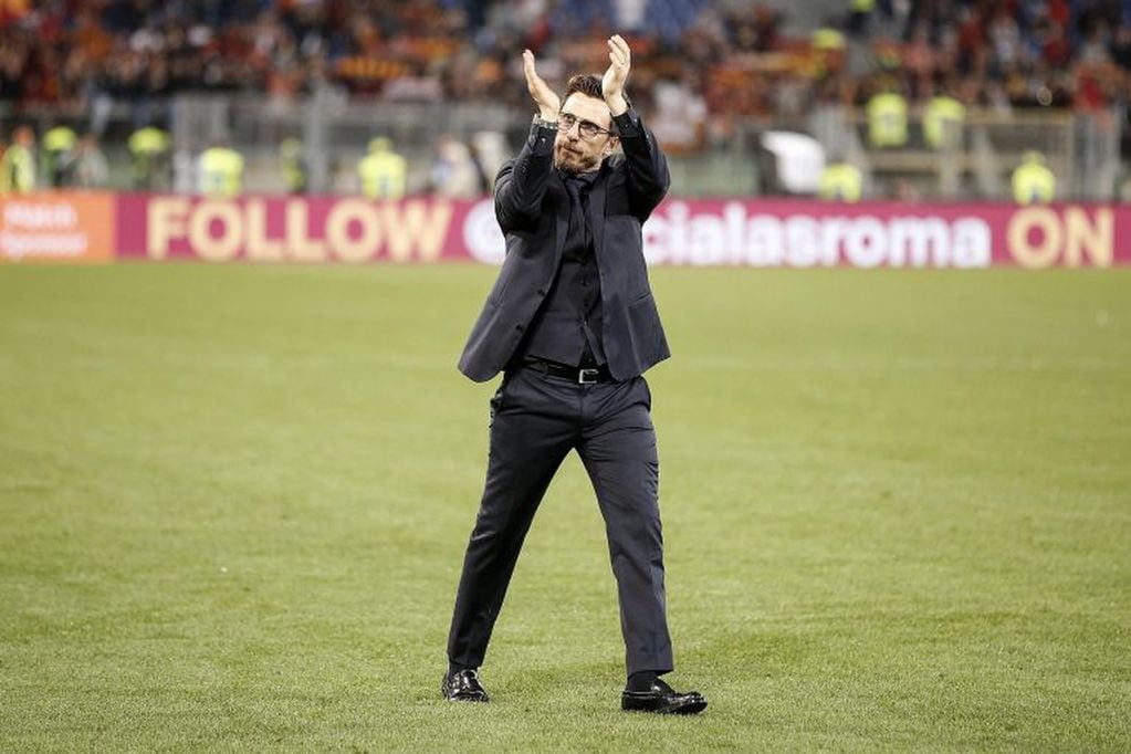 El técnico del campeón: Eusebio Di Francesco.