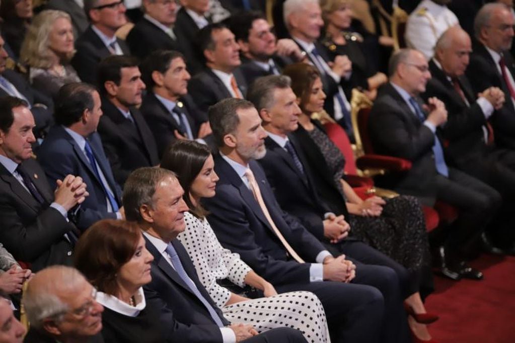 Congreso de la Lengua en Córdoba, con la presencia de los reyes de España, el presidente Mauricio Macri y el gobernador Juan Schiaretti.