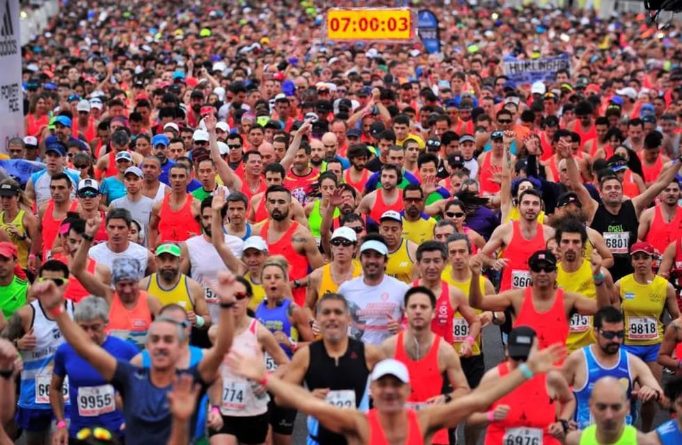 Maratón 42K de Buenos Aires. (Foto: Clarín)