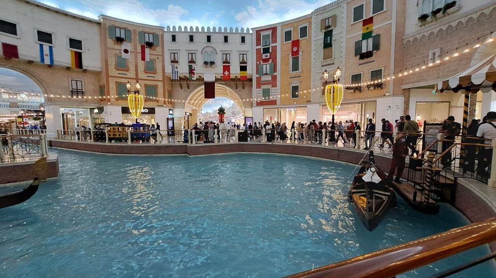 Una góndola del shopping Villaggio de Doha, Qatar. (AP)