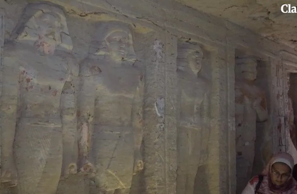 Encontraron una tumba de 4400 años de antigüedad, al oeste de El Cairo (Clarín)