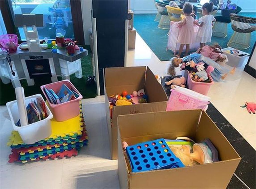 Los hijos de Cristiano Ronaldo donaron sus juguetes (Instagram)